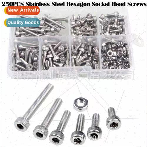 Stainless hexagon socket head cap screws M3 nuts combination