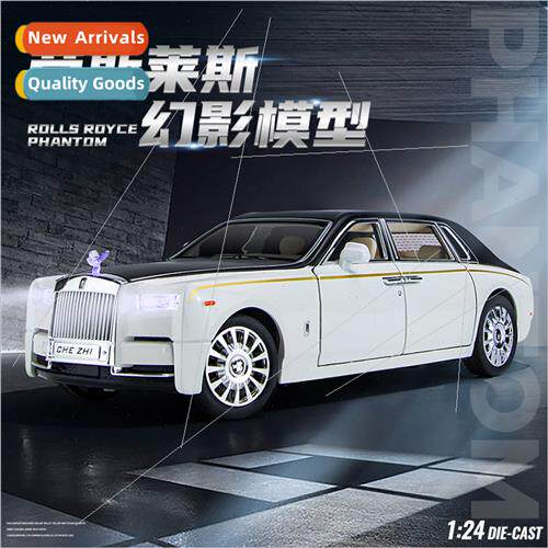 New 1:24 alloy car model simulation Rolls Phantom luxury car