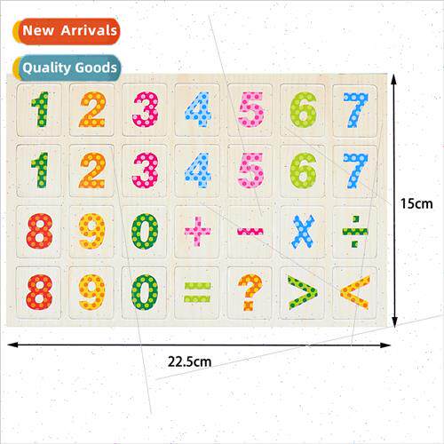 Magnetic Wooden Alphabet Stickers Numbers Fridge Stickers Ca