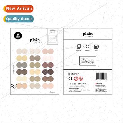 Korea Solid Color 1645 Index Marker Stickers Marking Focus R