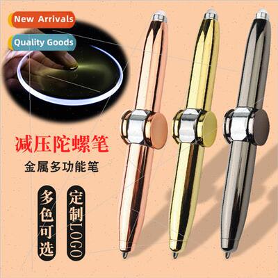 Fingertip gyro pen luminous flash wh lights rotating finger