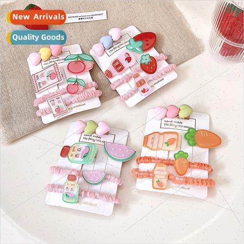 hair clipssummer baby hair card leather bhead rope 2021 new