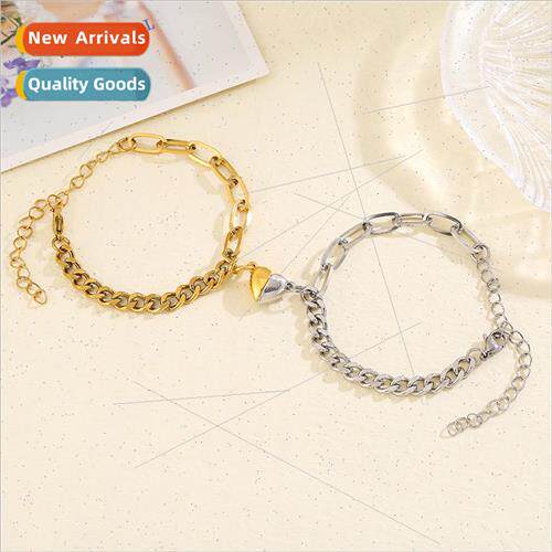 Europe alloy love heart magnet attraction stainless steel co
