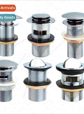 Copper chrome-plated basin waste UK anti-odor pop-up washbas