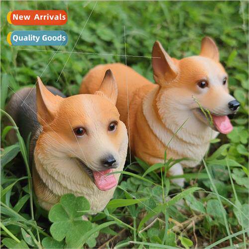 Guard Welsh corgi model children fun animal ornaments pet do