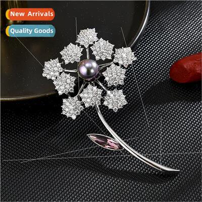 INS new Europe flower brooch elegant atmosphere classic vers