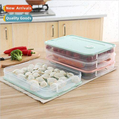 Dumpling Storage Box Refrigerator Organizer Multi-Layer Dump