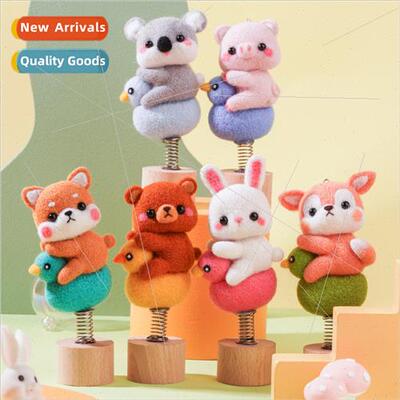 Riding music cartoon doll couple gift ornament DIY material