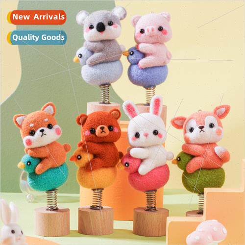 Riding music cartoon doll couple gift ornament DIY material