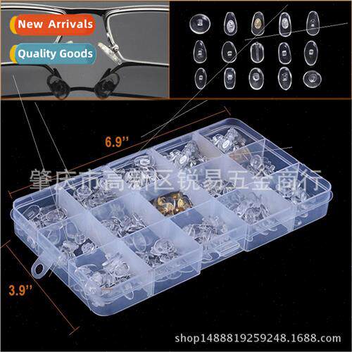 150 Pairs Eyeglass Repair Case Set Eyeglasses Nosepcs Leaf B