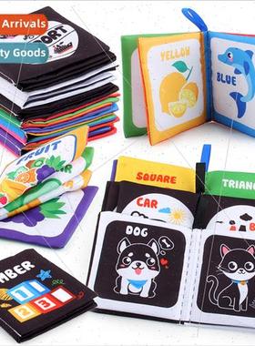 Early Learning Cognive English Palm Cloth Book Toys Tearable