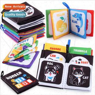 Early Learning Cognive English Palm Cloth Book Toys Tearable