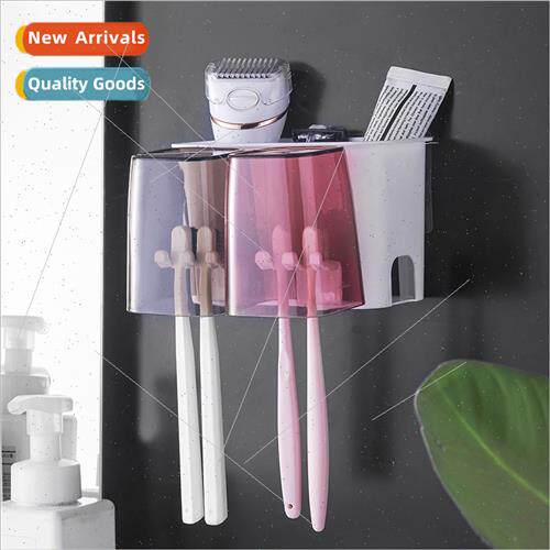 Home wall-mounted -marking stick toothbrush holder wash set