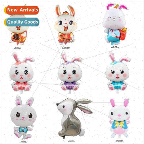 New jungle bunny balloon decoration party Cute bunny balloon