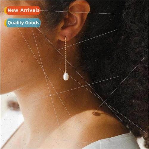 earrings shaped baroque pearl earrings long chain earrings g