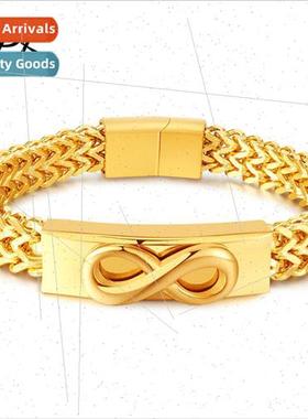 Europe Vintage Fashion Stainless Steel Infiny 8 Character Go