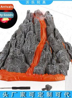Dinosaur world scene ornaments volcano eruption model toys s