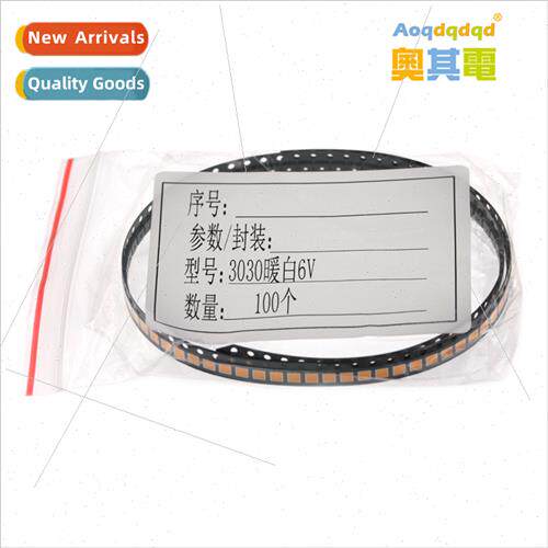 100PCS 3030 Beads Warm Whe 1W 3V 6V 9V LED LCD TV Backlight