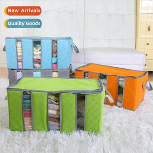 Bamboo Charcoal Visible Clothes Organizer 65L Deodorizing Wi