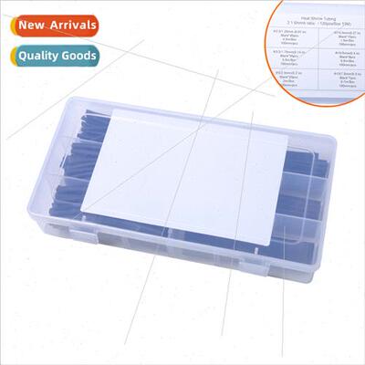 Set heat shrink tubes boxed total 130pcs-Black combination A
