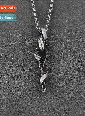 Vintage Driftwood Necklace Boys Wind Long Sweater Chain Faux