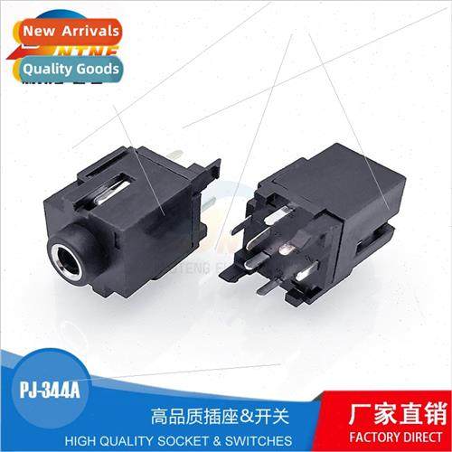 PJ-344A Power connector 3.5 headphone socket 7pin headphone