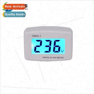 DM55-1 Voltage Test Plug AC110V220V Compact AC Voltmeter Dig