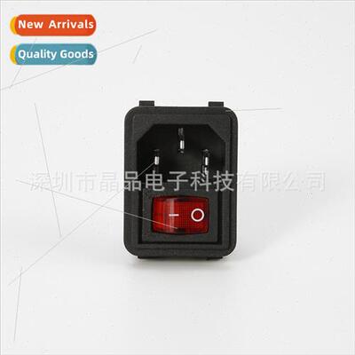 AC power socket AC-02A Pin word 2-in-1 card type wh boat swc