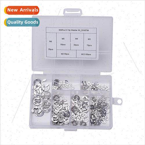 300PCS304 open end retaining ring E-type snap ring M2 M2.5 M