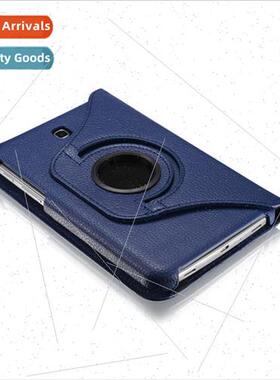 适用Samsung Tab3 7.0 Leather Case T210/T211 Litchi grain 360