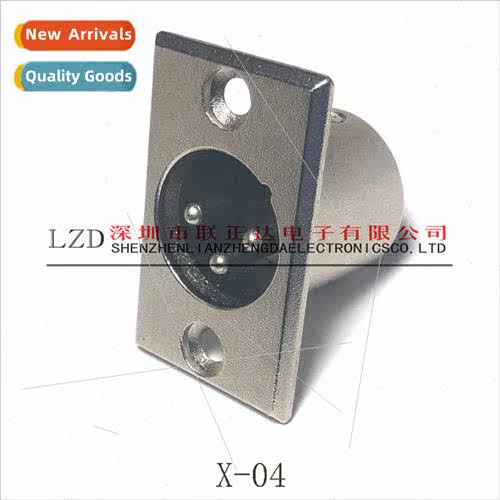 XLR male XLR XLR XLR microphone socket X-04 3 pole male XLR