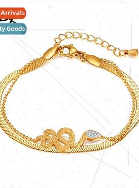 Europe Fashion Tanium Steel Blade Chain Stacking HJewelry Vi