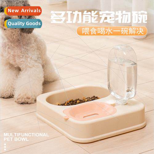 New ice-cream pet drinking feeding bowl thickened dog feeder