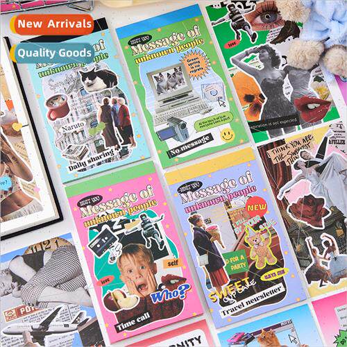 Unknown person message sticker book Korea ins handbook diy c