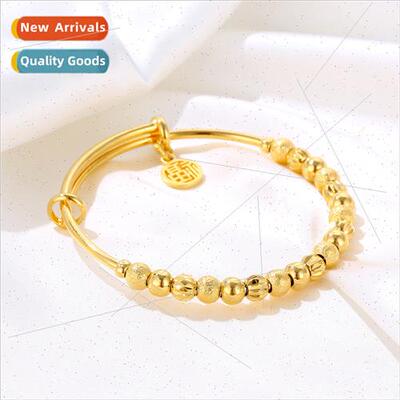 Brass Wind Bracelet Flourishing Round Beads Bracelet Fashion