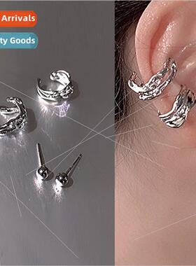 Muscle ear clasp 2023 tide simple versatile earrings niche e