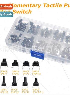 Pushbutton Set 180pcs Pushbutton Swch Tactile Swch Pushbutto