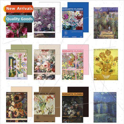 Oil Painting Ambiance Paper Vintage Art Paper Pictorial Kraf