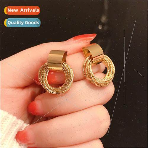 Koreaearrings 2023 new tide simple fashion earrings earrings