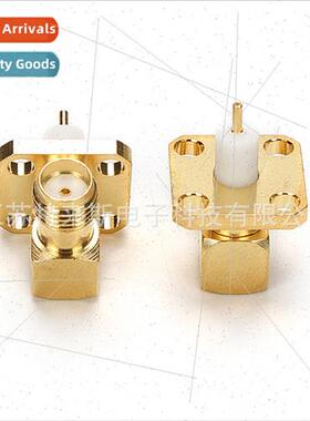 SMA-KFD Adaptor SMA 90 degree bend connector PCB panel holde