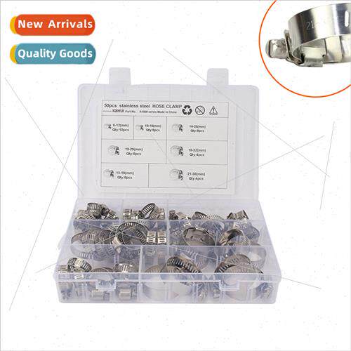 201 Stainless american hose bring clamp 50pcs box american h