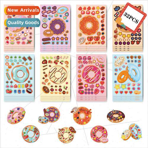 CM2304002 Delicious donuts children animation cartoon parent