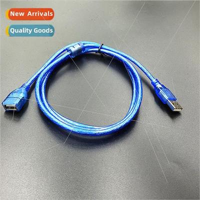 Copper Transparent Blue USB Extension Cable Male to Female D