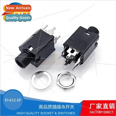 6.35 headphone socket plastic headbscrew sound microphone st