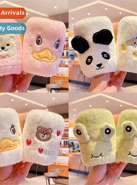 Korea new children cuffs fall winter plush cartoon sleeve cu