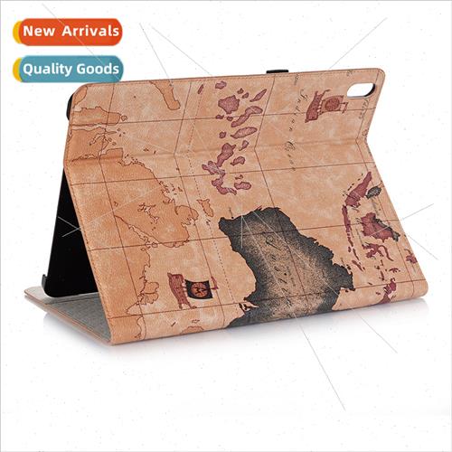 适用iPad Pro12.9-inch Tablet Case Map pattern leather case 1
