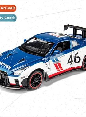 1:24 ssan GTR alloy car boomerang sound light model toys gha