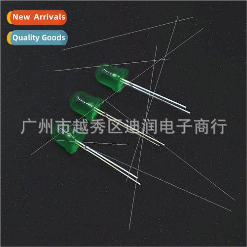 F8 8mm green hair emerald green round head emerald green lig
