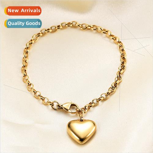 Europe INS simple fashion wild tanium steel lobster clasp br