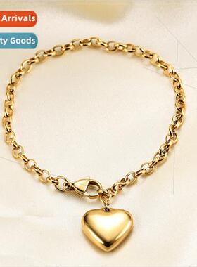 Europe INS simple fashion wild tanium steel lobster clasp br